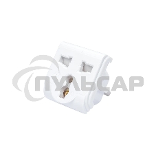 Сетевой адаптер переходник Rexant Квадрат белый 10А упаковка 25 шт 11-1011