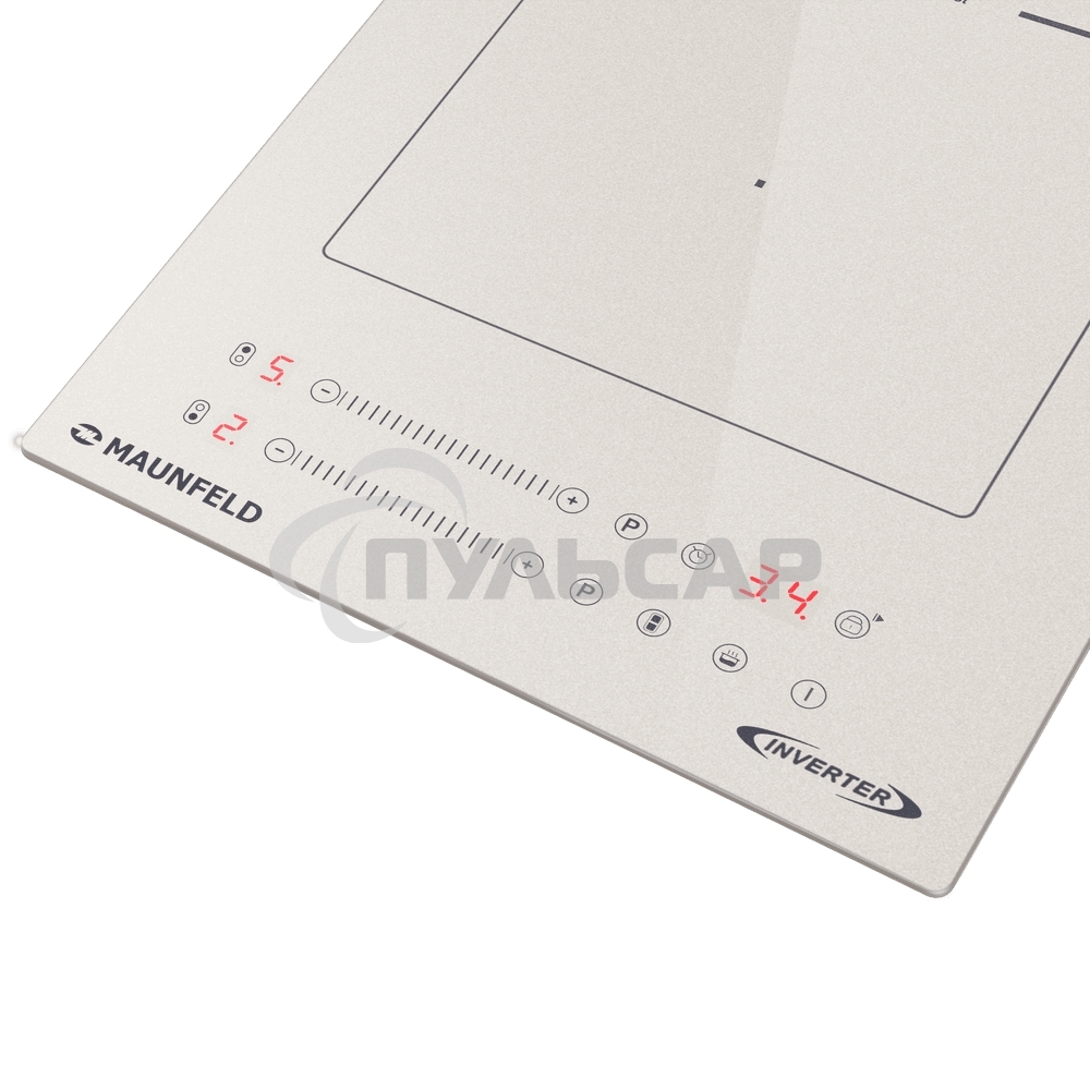 Индукционная варочная панель Maunfeld CVI292S2BBG Inverter бежевый
