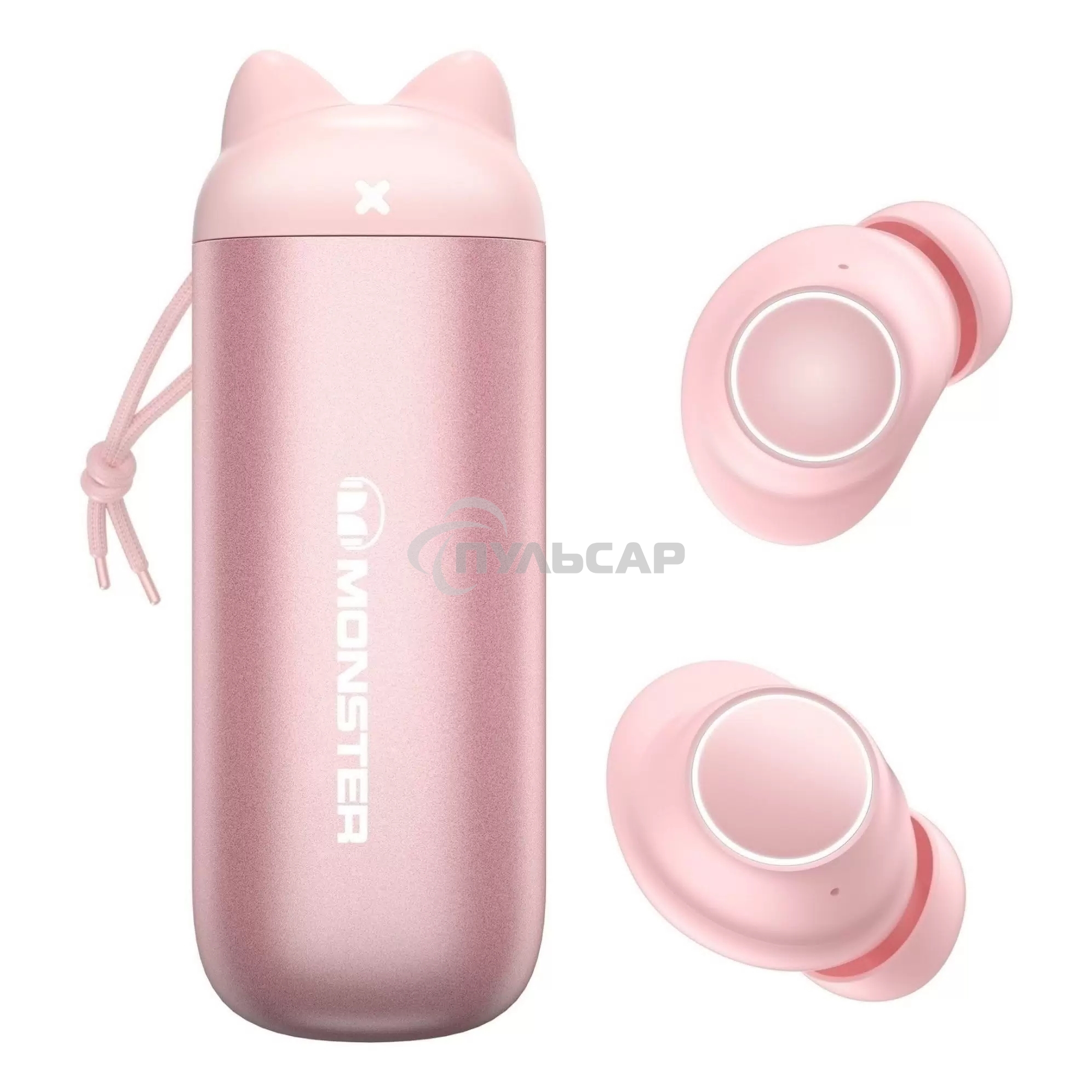 Наушники беспроводные MONSTER Melody (MH22116) розовые