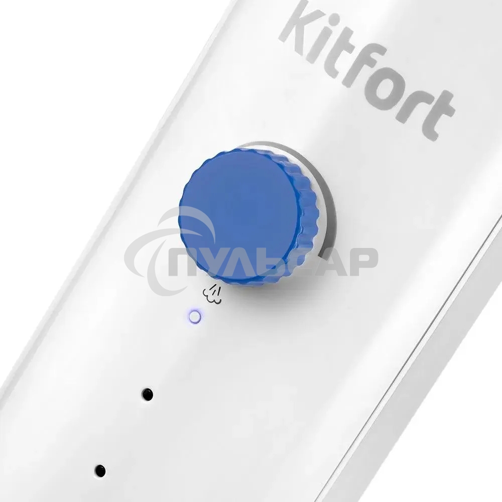 Швабра паровая Kitfort КТ-1048-3 белый/синий