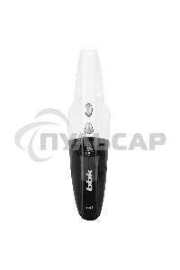 Пылесос вертикальный BBK BV2515 белый/серебро, питание от сети, 110 Вт, уборка сухая, пылесборник 0.8 л