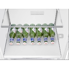 Встраиваемый холодильник Korting KSI 1221, белый однокамерный 173л, морозилка отсутствует, капельное