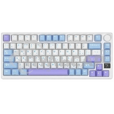 Клавиатура беспроводная Royal Kludge RK-M75 Taro milk USB/2.4 GHz/Bluetоoth, RGb, Hot Swap, Brown switch