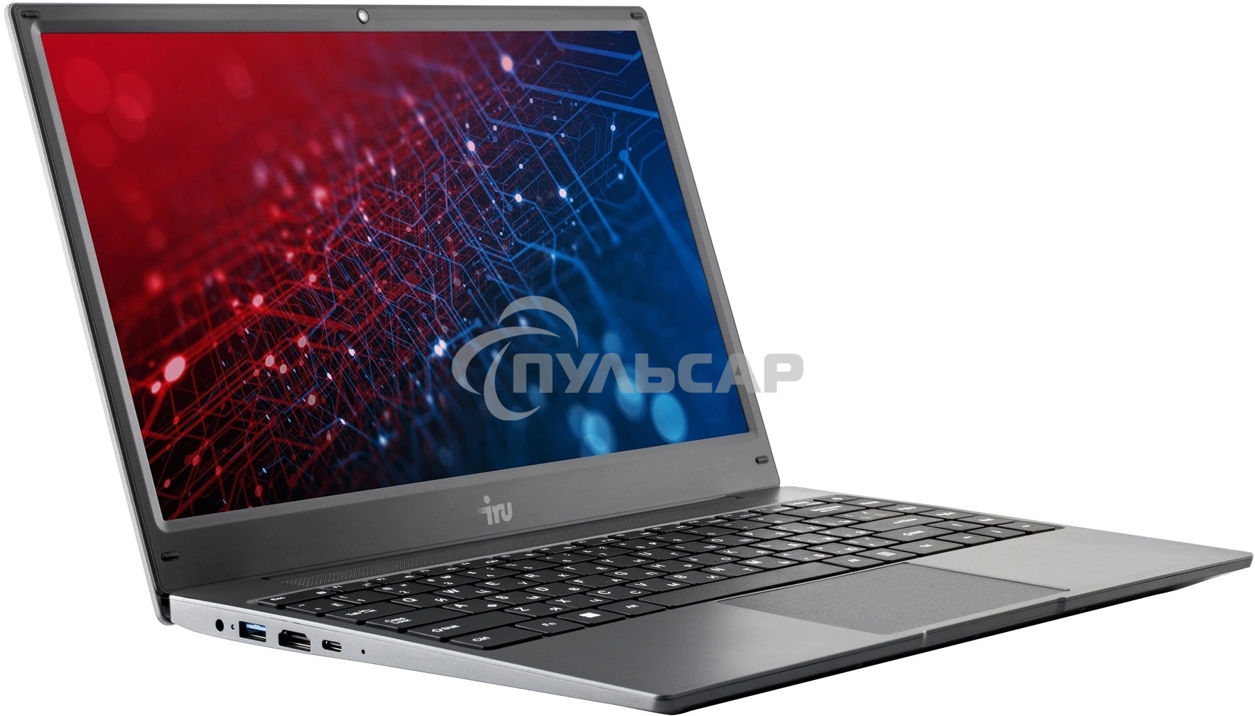 Ноутбук IRU Tactio 14ALH серый Core i3 1215U 8Gb SSD256Gb Intel Iris Xe graphics 14