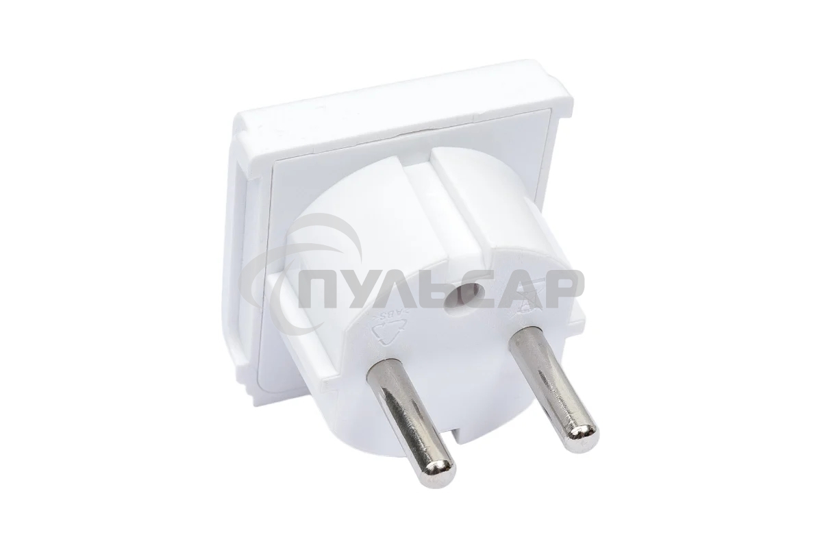 Сетевой адаптер переходник Rexant Квадрат белый 10А упаковка 25 шт 11-1011