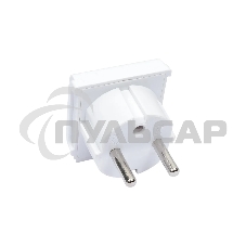 Сетевой адаптер переходник Rexant Квадрат белый 10А упаковка 25 шт 11-1011