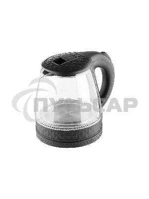 Чайник электрический Homestar HS-1053 1.2л. стекло, пластик, черный