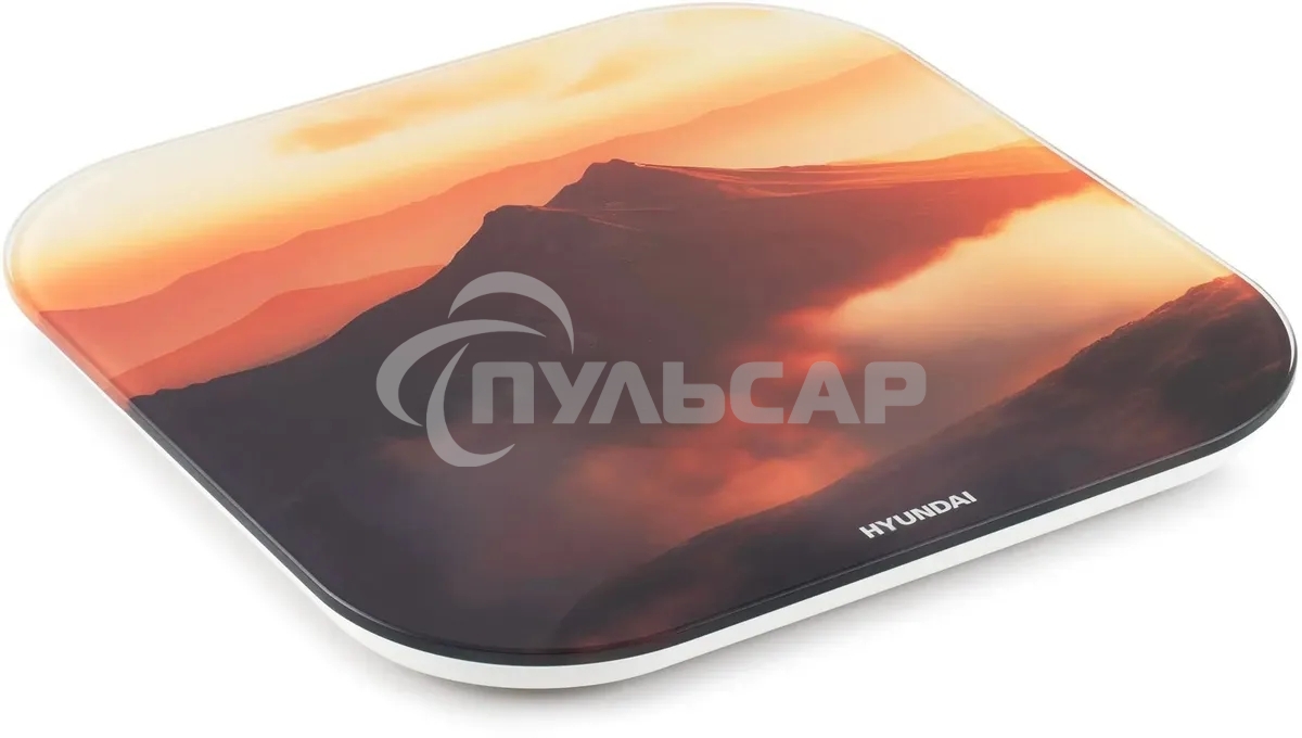 Весы напольные электронные Hyundai H-BS03981 макс.180кг оранжевый