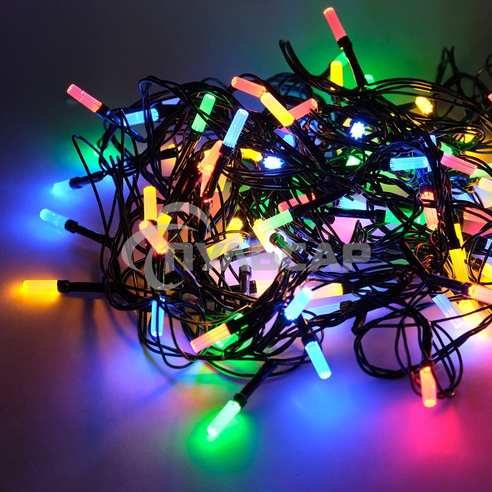 Гирлянда светод. Funray Лучики, SE-BEAM-560M, 5М, 60LED, мульти (4цв.),темно-зел.шнур 0,7м,контр,