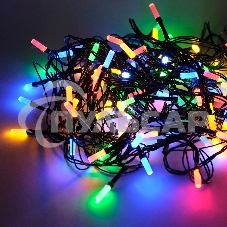 Гирлянда светод. Funray Лучики, SE-BEAM-560M, 5М, 60LED, мульти (4цв.),темно-зел.шнур 0,7м,контр,