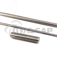 Шпилька Крепдил DIN 976-1 М10х1000 резьбовая покрытие цинк