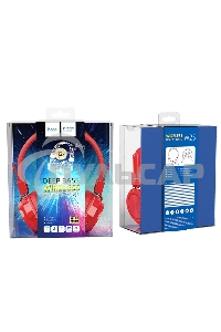 Гарнитура беспроводная полноразмерная HOCO W25, красный