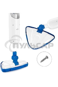 Швабра паровая Kitfort КТ-1048-3 белый/синий