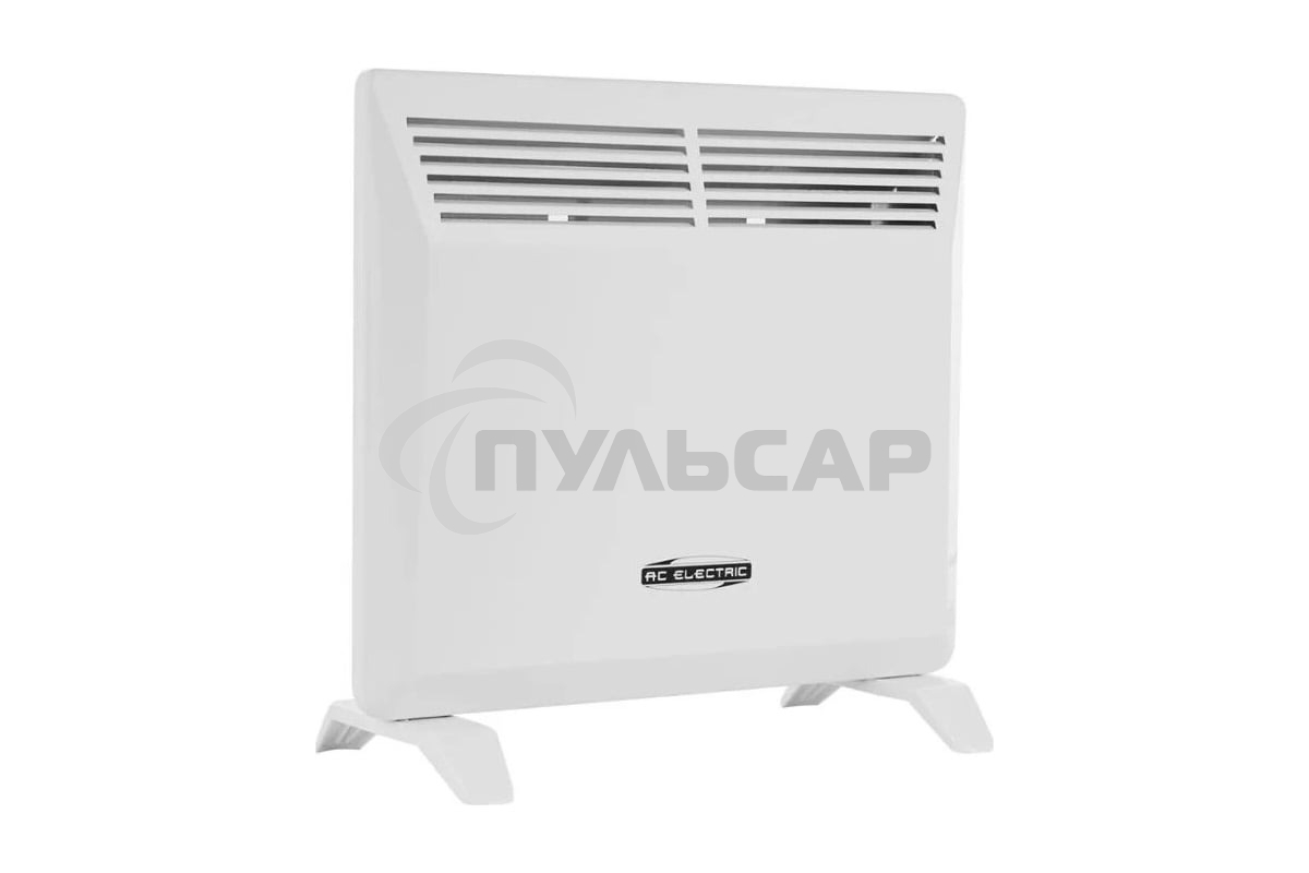 Конвектор электрический AC ELECTRIC ACE/CMI-1000G белый, 1000 Вт, 10 м2, термостат
