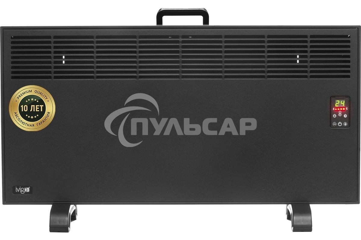 Электрический конвектор iVigo EPK4590E25 2500Вт черный матовый