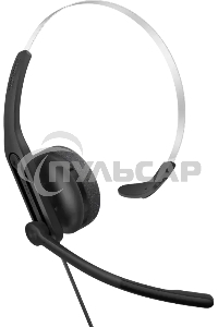 Гарнитура накладные Edifier CC100 1.5м черный проводные оголовье