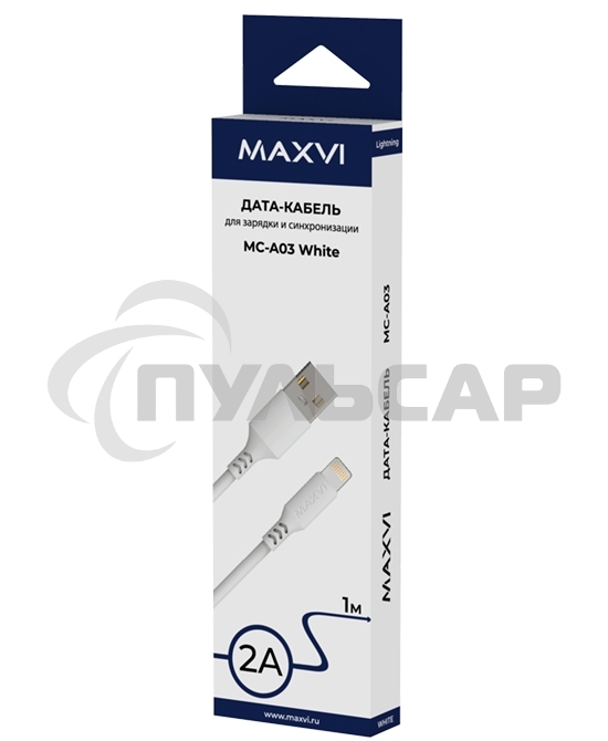 Кабель Maxvi MC-A03 белый