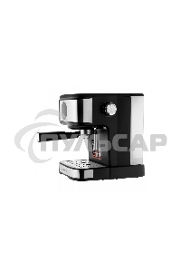 Кофеварка рожковая BRAYER BR1105, черный/серебристый, исп. кофе - молотый, 1,5 л, 800 Вт, 20 бар