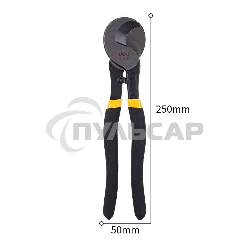 Кабелерез усиленный Deli DL20138 250мм, максимальный диаметр реза 11мм