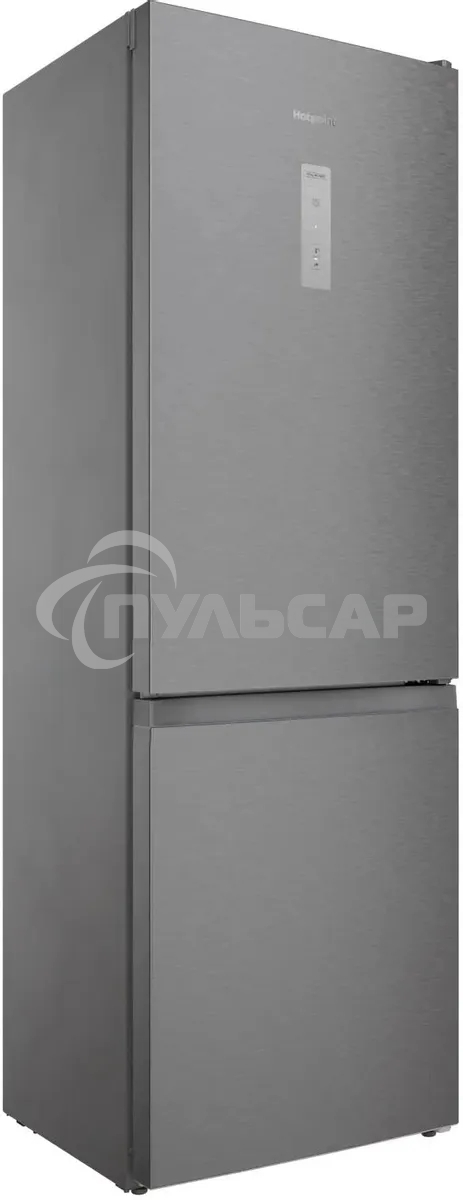 Холодильник Hotpoint HT 5180 MX нержавеющая сталь/серебристый двухкамерный 220/78 л морозилка снизу, No Frost