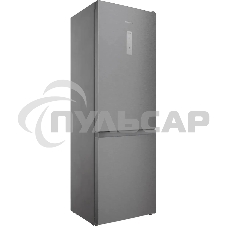 Холодильник Hotpoint HT 5180 MX нержавеющая сталь/серебристый двухкамерный 220/78 л морозилка снизу, No Frost