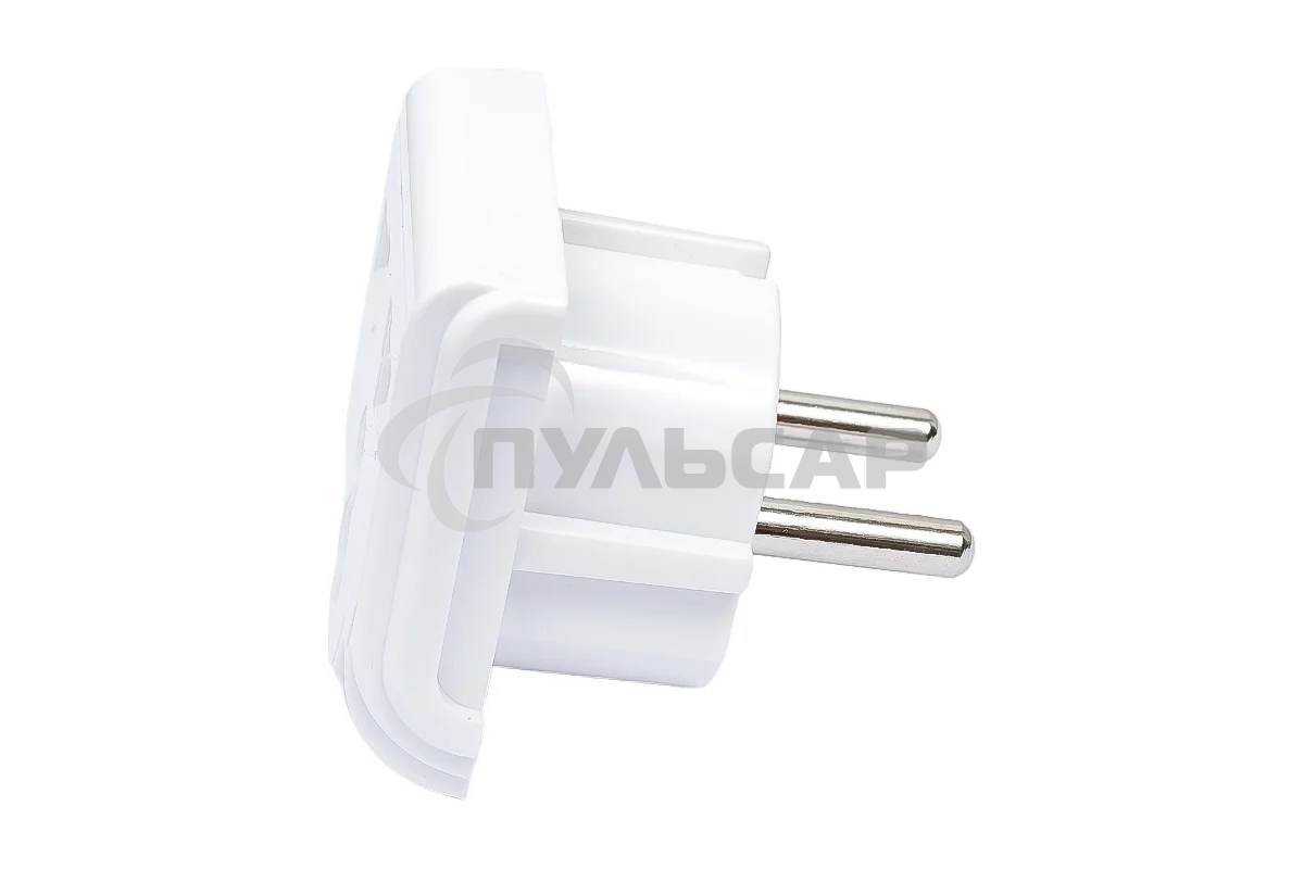 Сетевой адаптер переходник Rexant Квадрат белый 10А упаковка 25 шт 11-1011