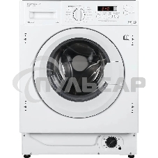 Встраиваемая стиральная машина HOMSair WMB1486WH белый, загрузка фронтальная 8 кг, 6 кг - сушка, 1400 об/мин, класс: A