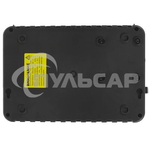 Источник бесперебойного питания SMARTWATT UPS SAFE 1000 черный, 1000/600 ВА/Вт, линейно-интерактивный, напольный, LED индикация, Shuko CEE7/4 - 3 шт.