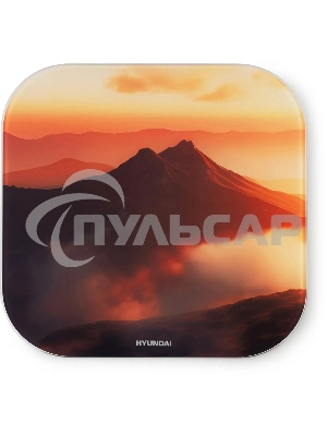 Весы напольные электронные Hyundai H-BS03981 макс.180кг оранжевый