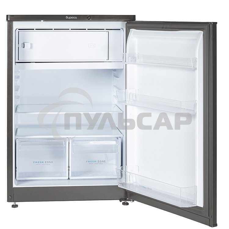 Холодильник Бирюса W508 графит однокамерный 116/34л морозилка сверху