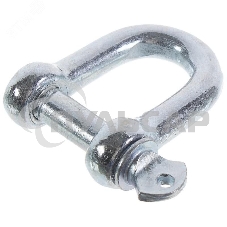 Скоба такелажная Крепдил 5мм прямая покрытие цинк