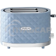 Тостер Galaxy Line GL 2912, серый, пластик, 1200 Вт Тостер Galaxy Line GL 2912, серый, пластик, 1200 Вт