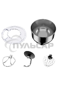 Планетарный миксер BQ MX640 Gold. Максимальная мощность 1600 Вт