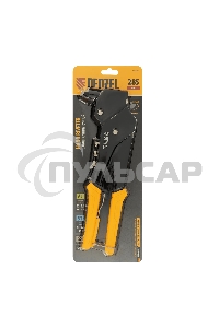 Заклепочник ручной Denzel 285 мм, поворотный, 0-360, заклепки 2,4-3,2-4,0-4,8 мм