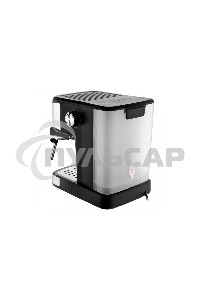 Кофеварка рожковая BRAYER BR1105, черный/серебристый, исп. кофе - молотый, 1,5 л, 800 Вт, 20 бар