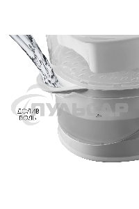 Пароварка электрическая Endever Vita-177, белый, мощность 1000 Вт, объем 9 л, таймер 60 минут, двойная защита, 4 шт./уп.