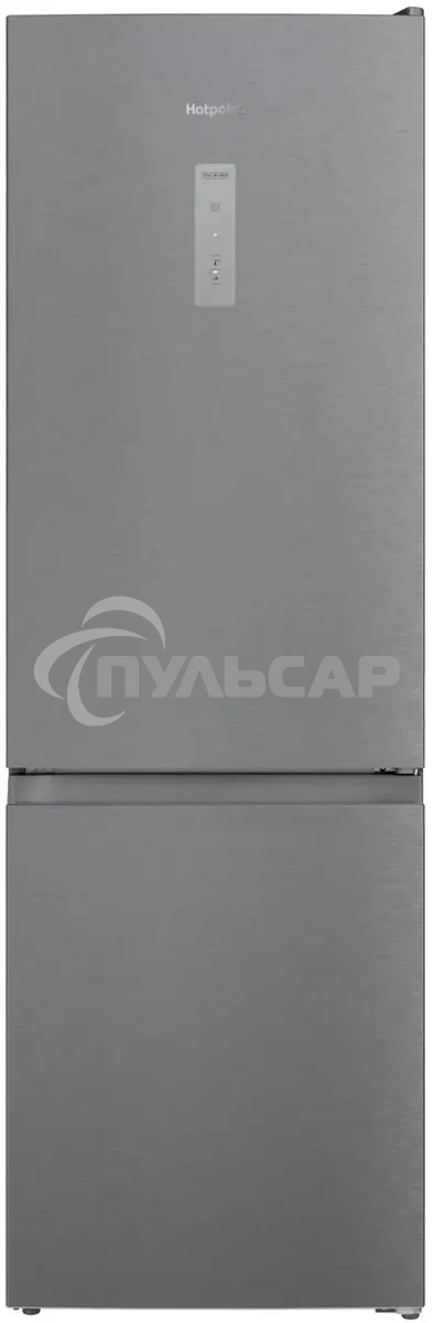 Холодильник Hotpoint HT 5180 MX нержавеющая сталь/серебристый двухкамерный 220/78 л морозилка снизу, No Frost