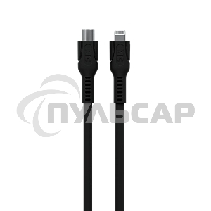 Кабель MORE CHOICE (4620202553690) K65ia 2м USB 3.0A PD 27W для Lightning ng 8-pin 2 м, черный