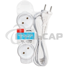 Удлинитель бытовой Smartbuy (SBE-10-3-05m-N) 3 гн х 5,0 м белый
