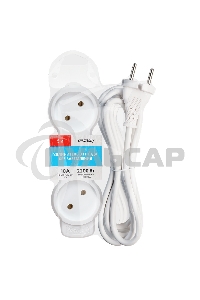 Удлинитель бытовой Smartbuy (SBE-10-3-05m-N) 3 гн х 5,0 м белый