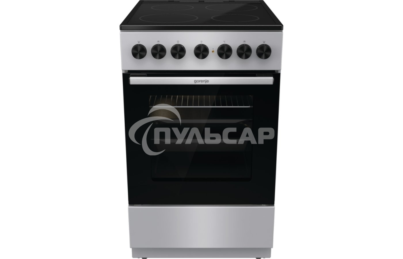 Плита электрическая Gorenje GEC5B41SG серый, конфорок 4 шт, духовка 62 л, 50 см x 85 см x 59.4 см