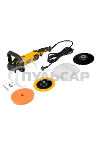 Машина полировальная CP-180, 1400 Вт, 180 мм, 0-3000 об/мин Denzel