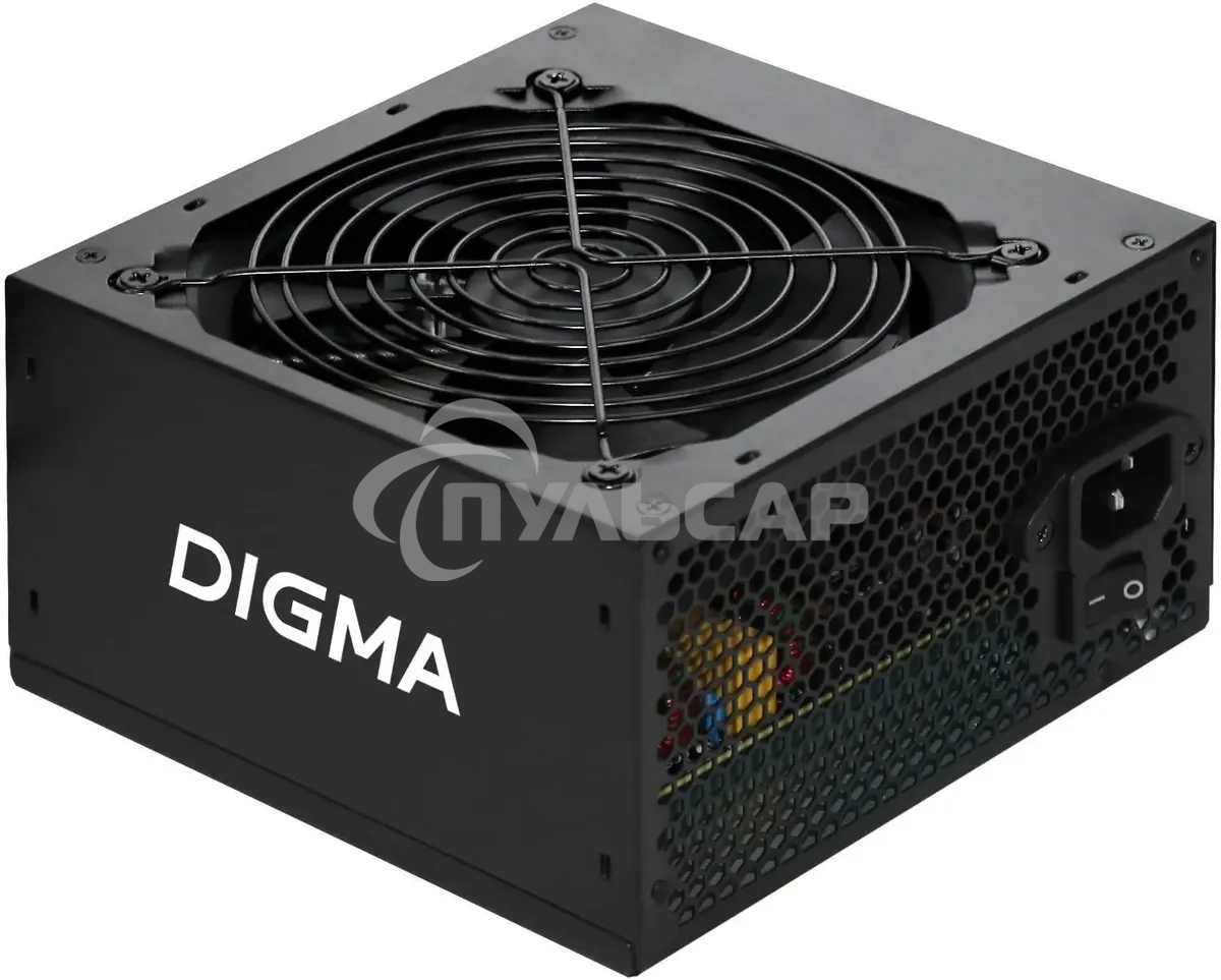 Блок питания Digma DPSU-500W RTL, 500Вт, 120мм, черный