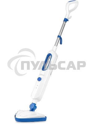 Швабра паровая Kitfort КТ-1048-3 белый/синий