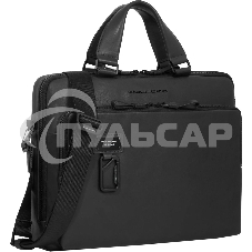 Сумка для ноутбука Piquadro Harper CA4098AP/N, натур.кожа, черный