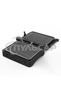 Электрический гриль BQ GR3001, черный/стальной