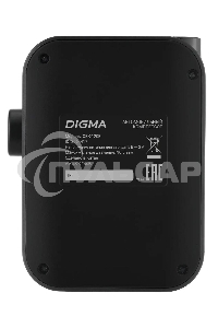 Автомобильный компрессор Digma QBK-120B черный, шланг 0.2м