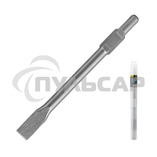 Долото плоское Deli DH-HBZ35410-E1 HEX30, 30*410*35мм, 40Cr