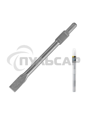 Долото плоское Deli DH-HBZ35410-E1 HEX30, 30*410*35мм, 40Cr