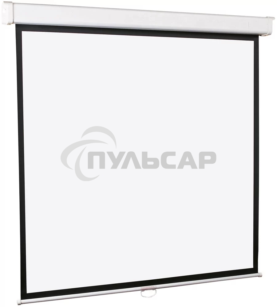 Настенный экран Lumien Master Picture 189х240 см Matte White FiberGlass, черн. кайма по периметру, доп. черн. кайма сверху 51 см 16:9